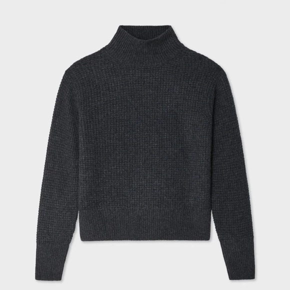 White + Warren Cashmere Mockneck/turtleneck Sweater Size S - Picture 2 of 5